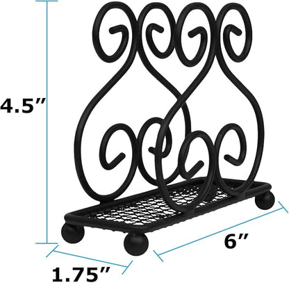 Blue Donuts Scroll Collection Napkin Holder – Napkin Holders - Image 3