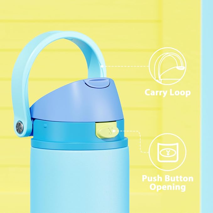 24 oz Insulated Water Bottle for Men: Meoky Stainless Steel Water Bottle - Image 4