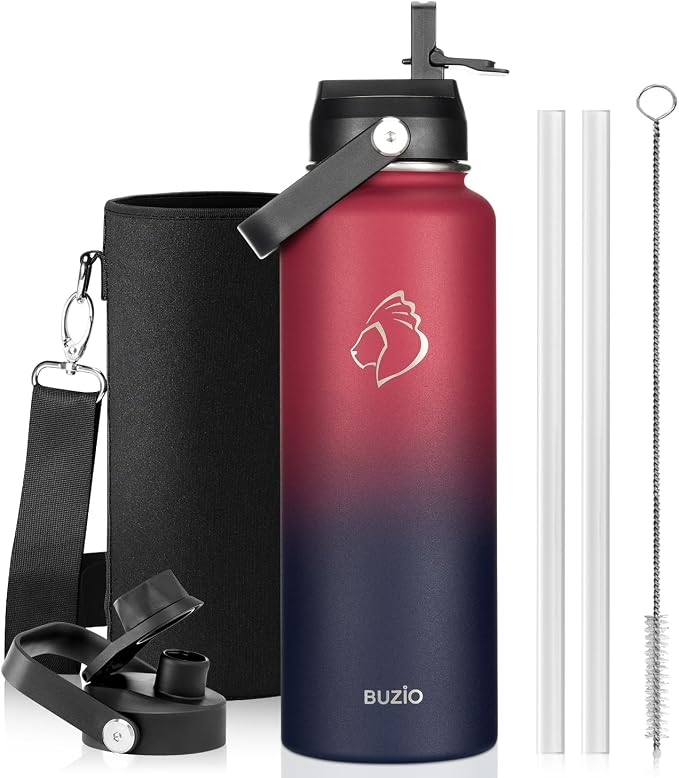 BUZIO Triple Wall Vacuum Water Bottle by BUZIO