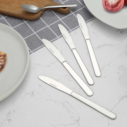 36 Pieces Dinner Knives Set, 8.1 Inches Table Knives Set, Durable Butter Knife - Image 6