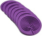 Classic Labyrinth Purple Silicone Coasters - Set of 8 Non-Slip, Heat-Resistant Drink Coasters for Coffee, Tea, and Glasses - Durable, Easy to Clean, Decorative Tabletop Protection