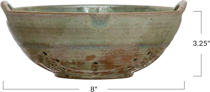 Creative Co-Op Stoneware Berry Bowl - Image 4