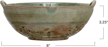 Creative Co-Op Stoneware Berry Bowl - Image 4