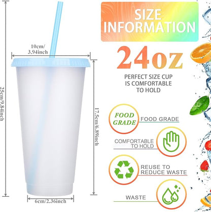 Honeydak 60 Pack Tumbler with Straw and Lid Bulk Cups - Image 4