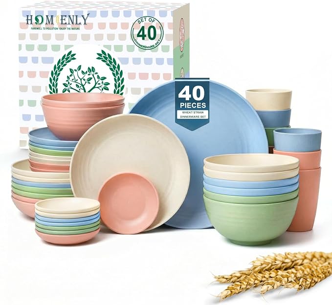 40-Piece Dinnerwave Set Service by HOMIENLY