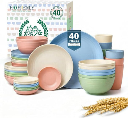 40-Piece Dinnerwave Set Service by HOMIENLY