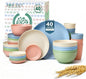 40-Piece Dinnerwave Set Service by HOMIENLY