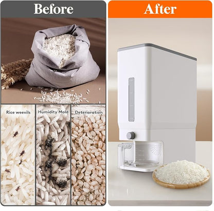 Lifewit Rice Dispenser 25 Lbs, Airtight Storage - Image 5