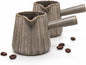 Espresso Cups Set of 2, 6 OZ Ceramic Espresso Shot Cups by KOIMYSA