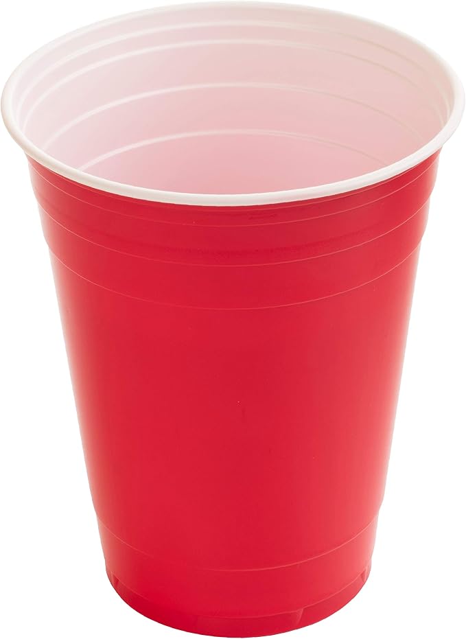 Red Cups - Party Cups - Disposable Plastic Cups Fun & Durable Party Cups - Image 8