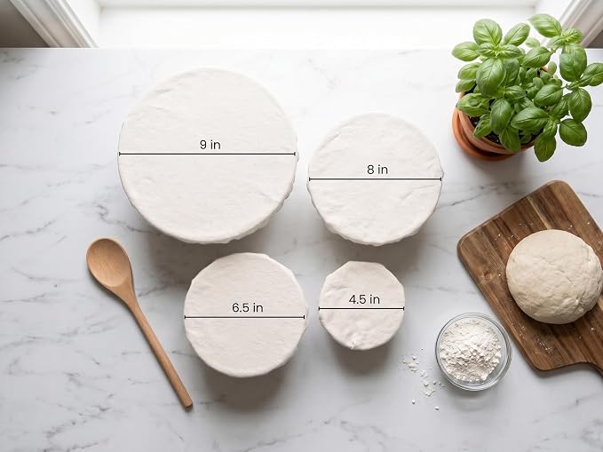 Reusable Bowl Covers for Bread Proofing, Plastic-Free Dough Rising & Food - Image 3