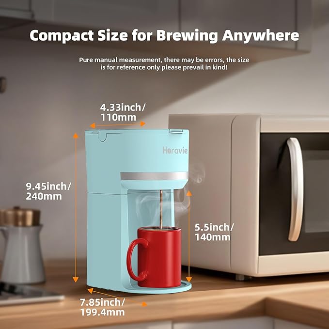 Horavie Mini Single Serve Coffee Maker - Image 5