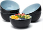 Sweese Porcelain Bowls Set of 6, 20oz Lightweight Round Cereal Bowls Set by Sweese