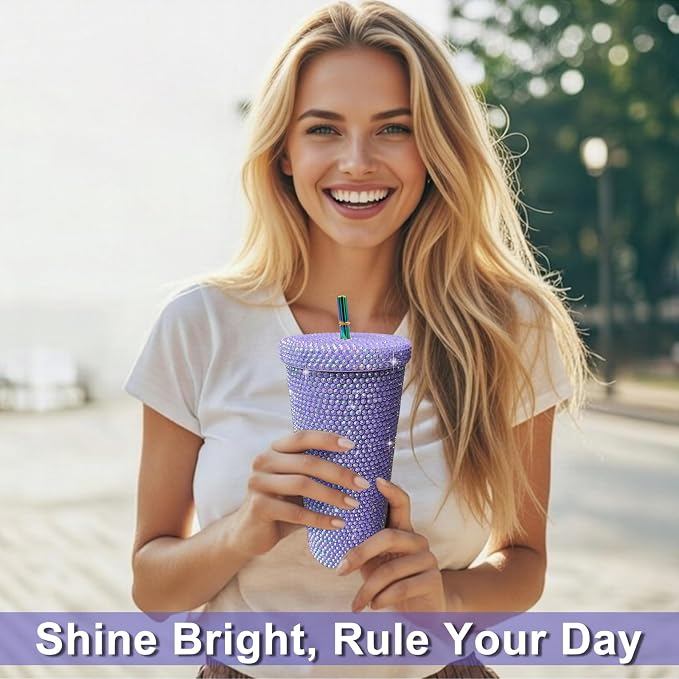 26oz Bling Rhinestone Tumbler - Image 6