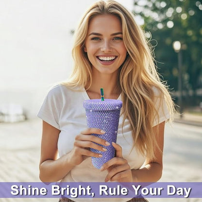 26oz Bling Rhinestone Tumbler - Image 6