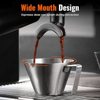 YARRAMATE Stainless Steel Espresso Shot Cup, 3.4oz | Heat Insulated Grip - Image 2