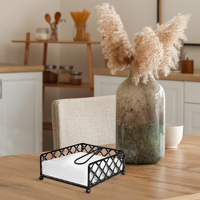Blue Donuts Lattice Collection Napkin Holder – Napkin Holders - Image 7