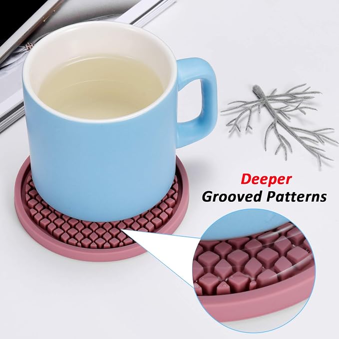 ME.FAN Silicone Coasters Thickened Drink Coasters - Image 6