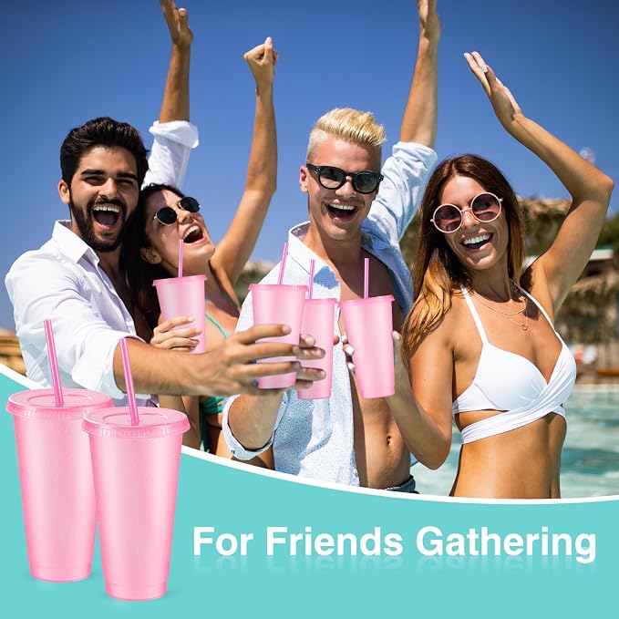 Amyhill 12 Pcs Reusable Glitter Cups - Image 6