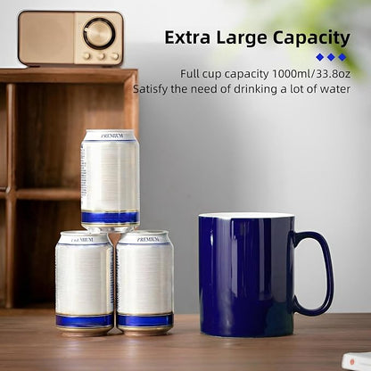 Extra Large Coffee Mug 33 oz Ceramic Mug - Image 4