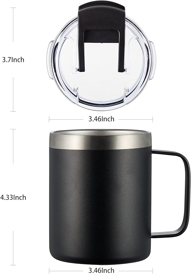 12oz Insulated Travel Coffee Mug - Image 5