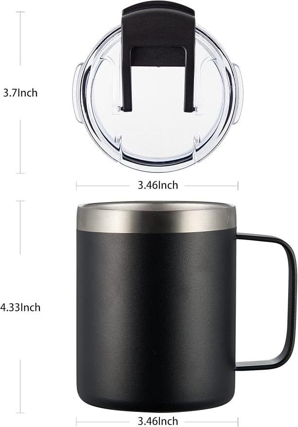12oz Insulated Travel Coffee Mug - Image 5
