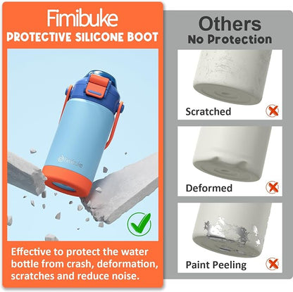 Fimibuke 14oz Kids Insulated Water Bottle - Image 7