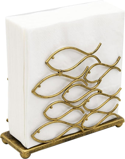 OwlGift Fish Design Napkin Holder, Ocean Serviette Dispenser, Marine Cocktail - Image 6