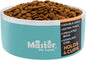 Master Pet Supply Stainless Steel Dog Bowls - 32 oz, Heavy Duty - Aqua Sky, Double Wall Extra-Thick Insulated, Non-Slip Pet Water Bowl for Dogs, Cats & Pets, Anti Rust Metal, Dish Washer Safe