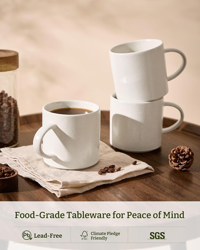 famiware Coffee Mugs Set of 4, Nebula 14oz Coffee Mugs Ceramic Cup Set | - Image 3