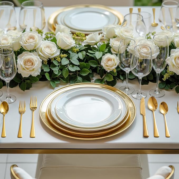 18/10 Flatware set for 4, 20 Piece Gold Stainless Steel Silverware Set | - Image 8