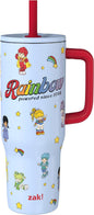 Zak Designs Rainbow Brite 30oz Spill-Proof Stainless Steel Travel Tumbler | BPA by ZakDesigns