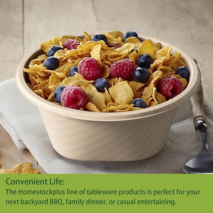 32 Ounce Large Paper Bowls Disposable Soup Bowl Disposable Heavy Duty - Image 5