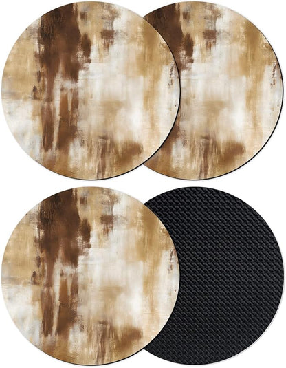 Abstract Minimalist Coasters Set of 4, Absorbent Coasters by Unknown