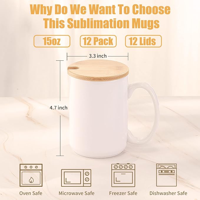 RAINBOWTIE Sublimation Mugs 15oz - Image 2