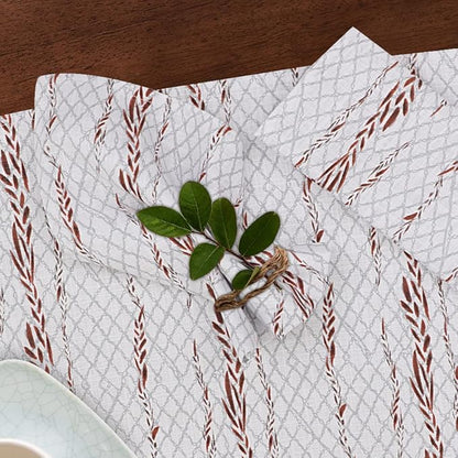 RUVANTI Cloth Napkins Set of 6 Cotton 100%, 18x18 Inches Napkins Cloth Washable, Soft, Absorbent. Cotton Napkins for Parties, Christmas, Thanksgiving, Weddings, Dinner Napkins Cloth - Wheatable