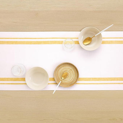 Solino Home 100% Linen Table Runner, 14 x 132 in, mitered corners | Pure Linen - Image 3