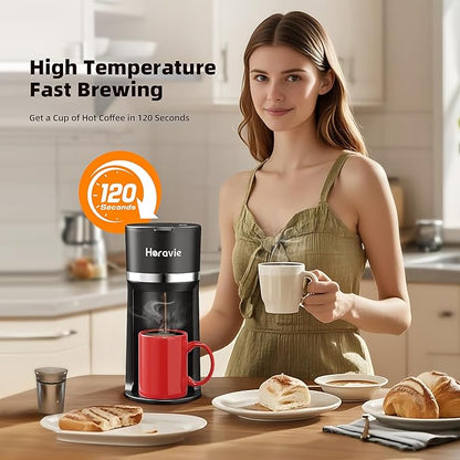 Horavie Small Single Serve Coffee Maker - Image 4