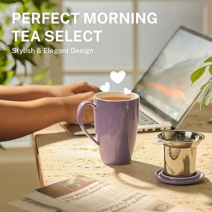 Sweese 15 OZ Porcelain Tea Mug - Image 5