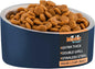 Master Pet Supply Stainless Steel Slanted Dog Cat Food Bowl - 8 oz Heavy Duty - Navy Blue, Double Wall Insulated, Non-Slip Elevated Bowl for French Bulldogs Pugs Cats, Anti Rust Dishwasher Safe