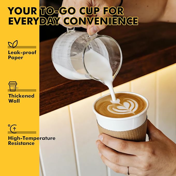 RACETOP 12 oz Paper Coffee Cups - Image 5