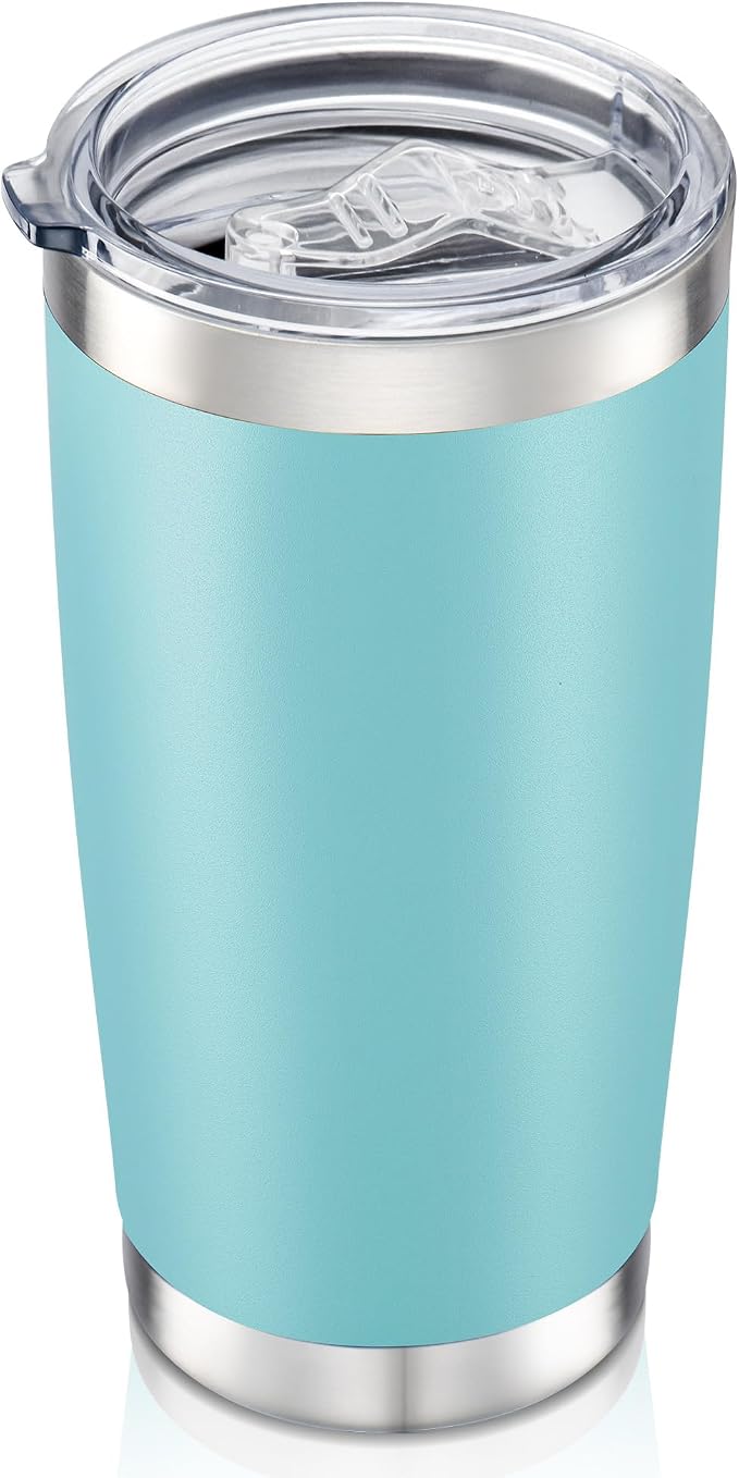 20 oz Tumbler with Lid Stainless Steel Insulated Tumblers, 1 Pack | Leak Proof by Unknown