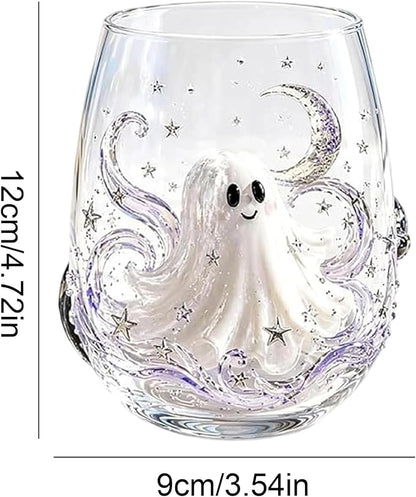 3D Halloween Artisan Glassware Collection, Halloween Artisan Glass Cups | - Image 7