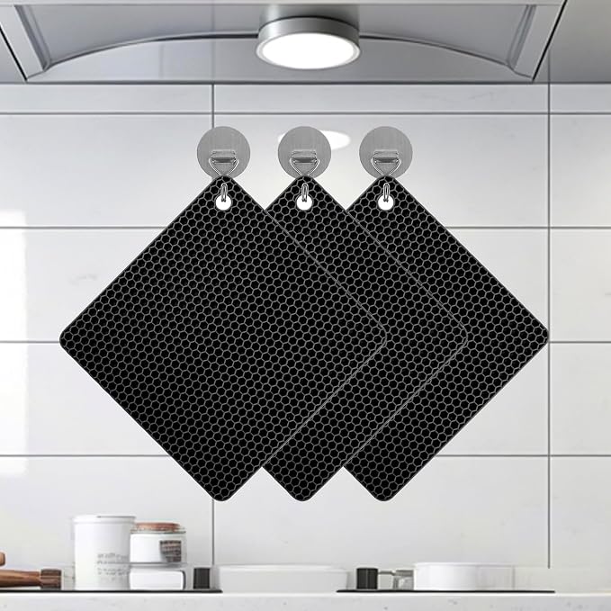 Silicone Non-Slip, Heat Resistant & Water-Trapping Trivet Mats - Image 6