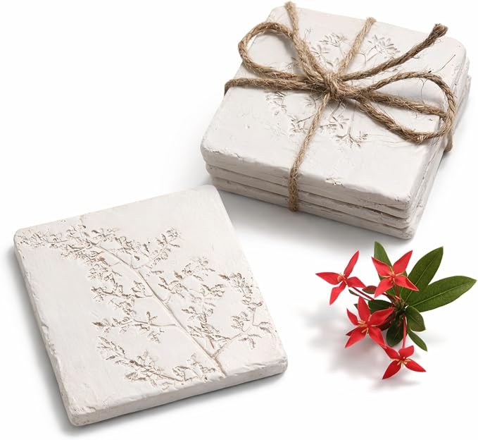 Ceramic Coasters Set of 4 by Unknown