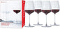 Spiegelau Willsberger Bordeaux Wine Glasses, Crystal Clear Drinking Glasses for Red Wine, Elegant Stemmed Glassware, Home Bar, Dinner Party, Wedding Gifts, Hosting Essentials, 22.4 oz, Set of 4