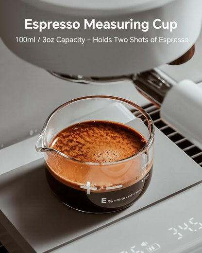 2 oz Espresso Shot Measuring Cup Glass, 1 Pack | Handleless Compact, Spill and - Image 4