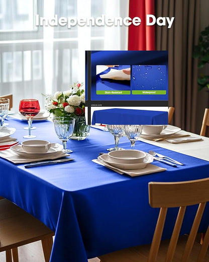 Pureegg Plastic Table Cloth Disposable 12 Pack, 54 x 108 Inch Table Cloths - Image 7