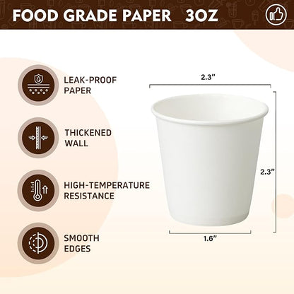 YEEHAW 3 oz 600 Pack Bathroom Cups Disposable Paper Cups | - Image 2
