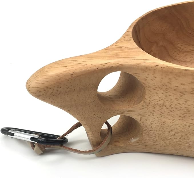 Nordic Style Handmade Finnish Kuksa Ancient Lapland Finland Style Wooden Cup - Image 3